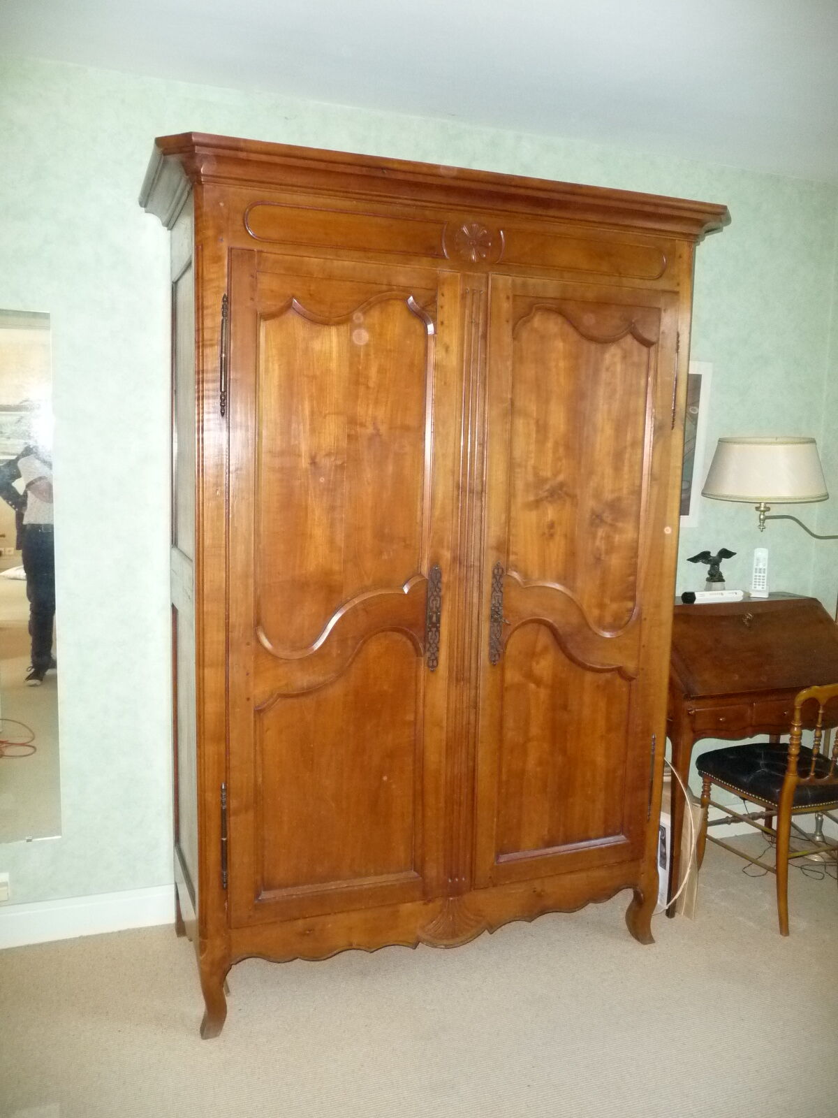 Louis XV cherry cabinet