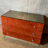 Alcantara chest of drawers