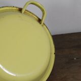 Enamelled sheet metal dish