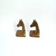 Brass horse bookends