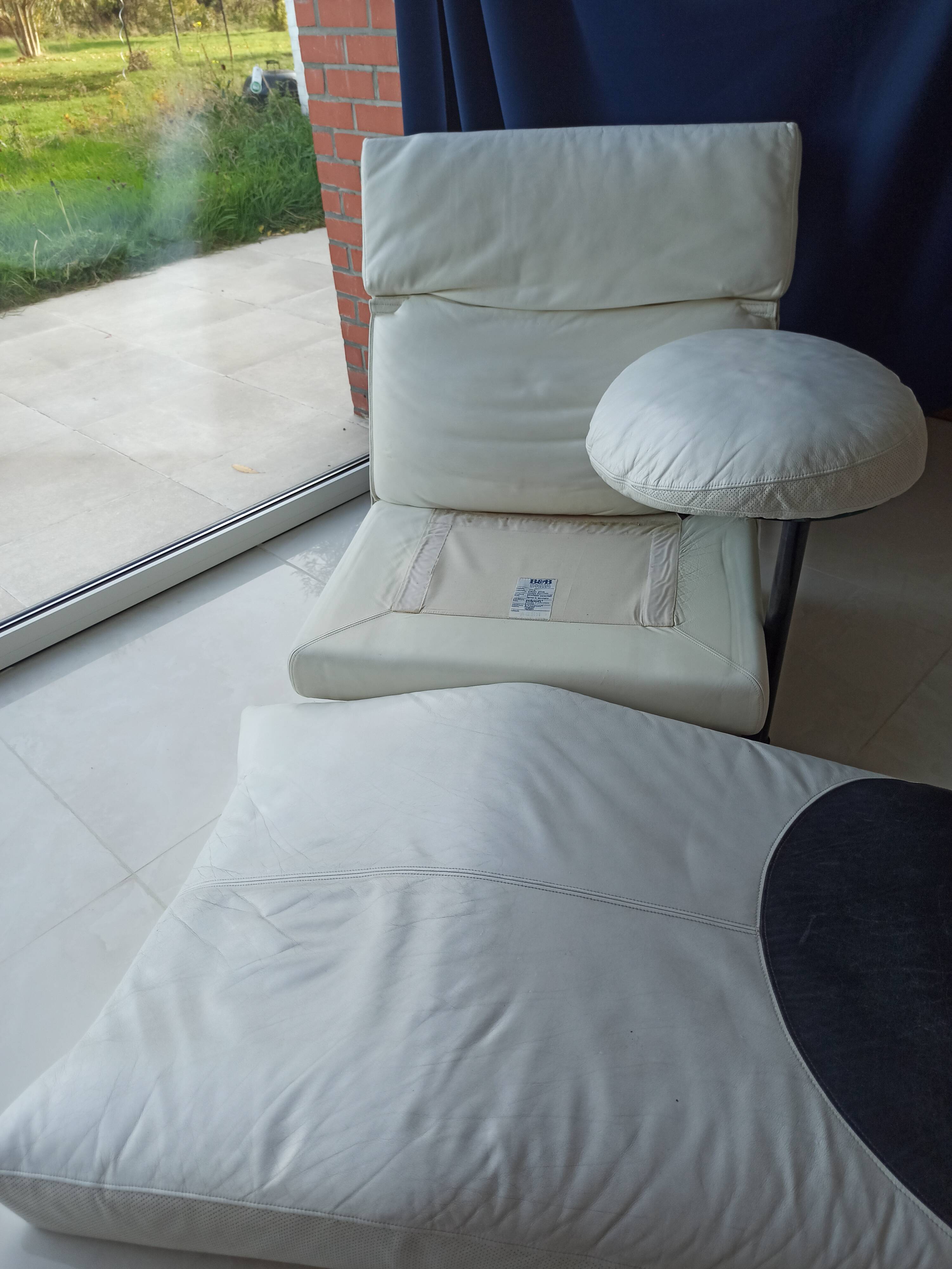 Sofa and armchair model Arca by Paolo Piva for B & B Italia