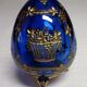 Oeuf verre style Fabergé Saint Petersburg