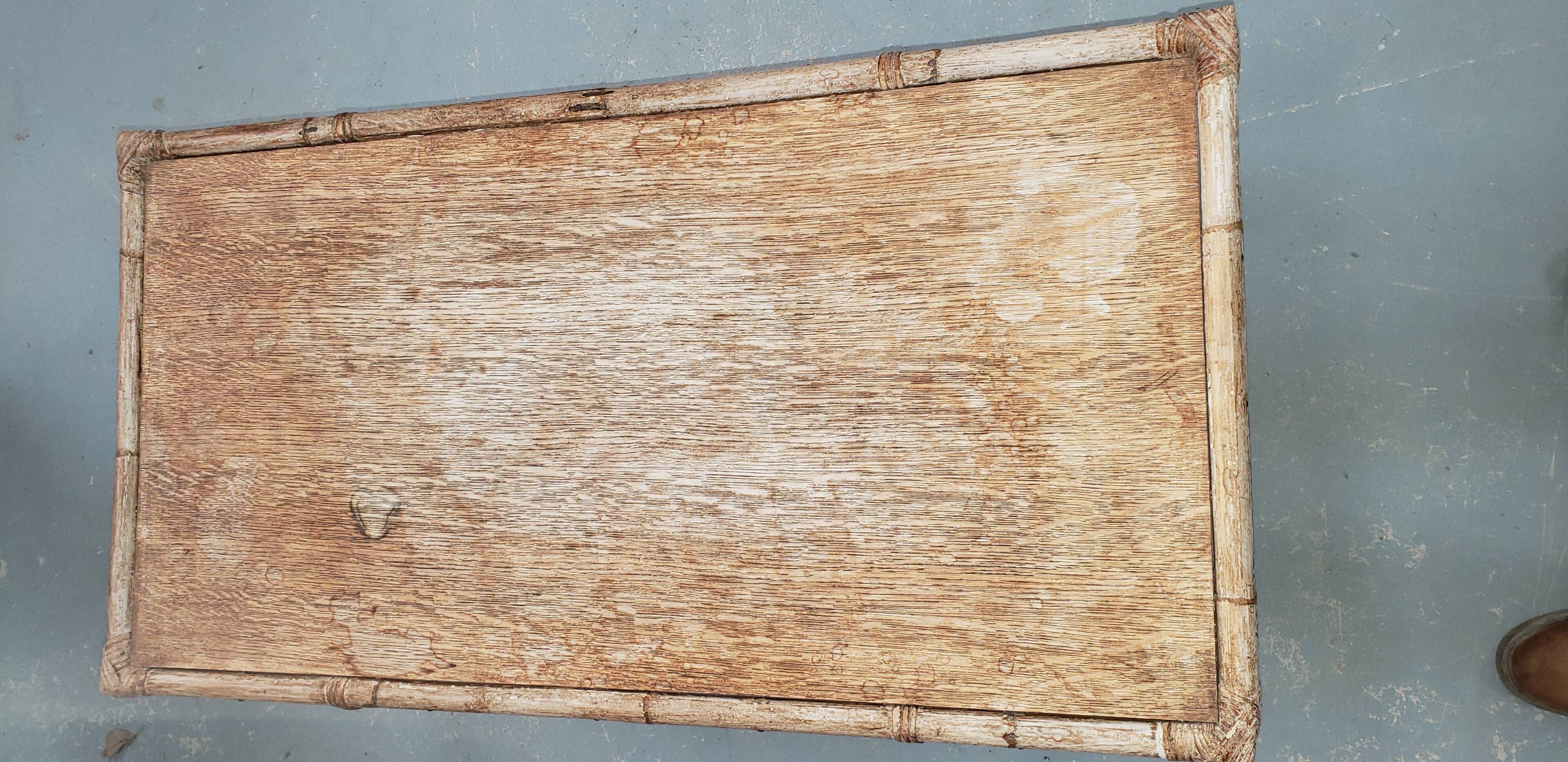 Set chairs and table bamboo and rattan year 70