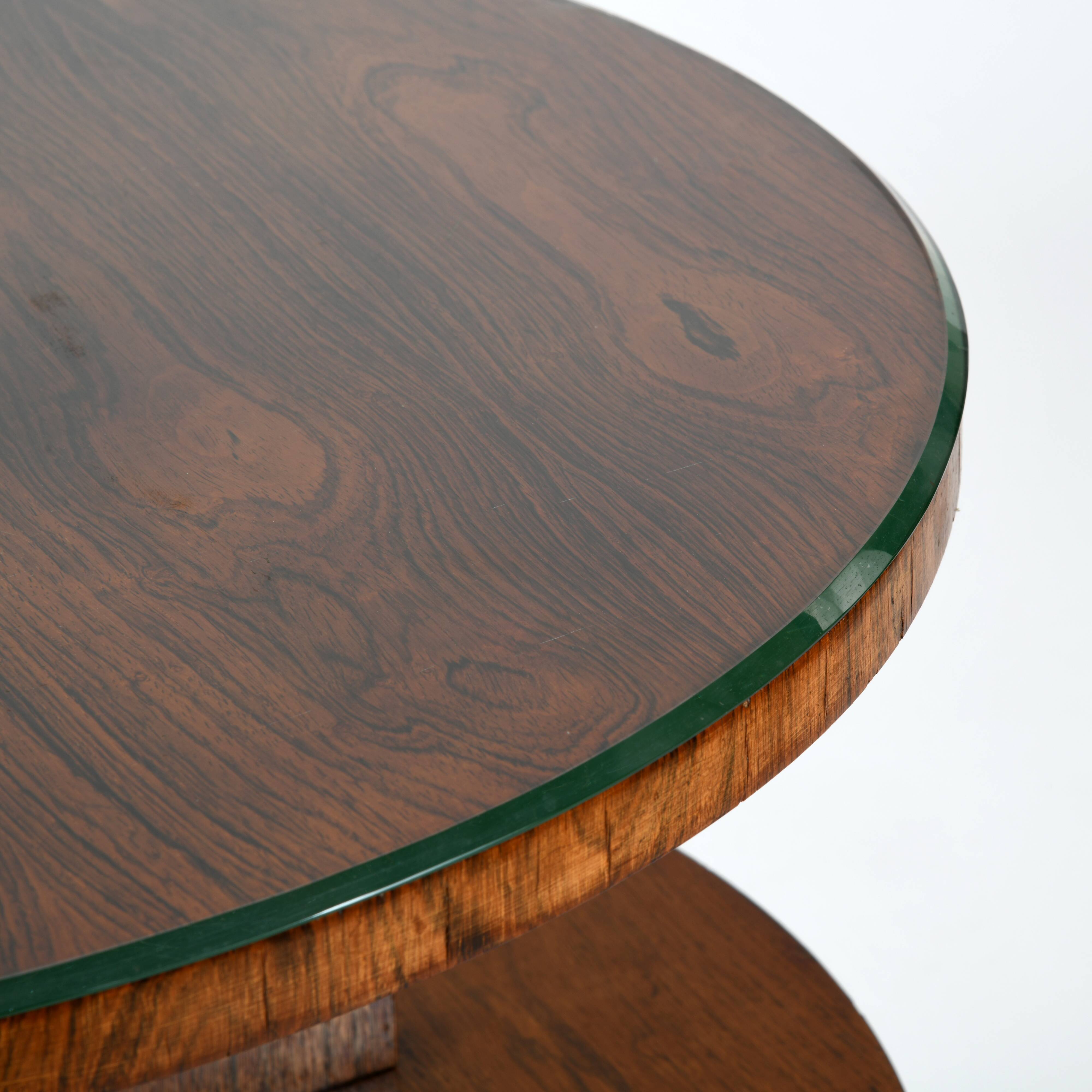 Art deco pedestal table