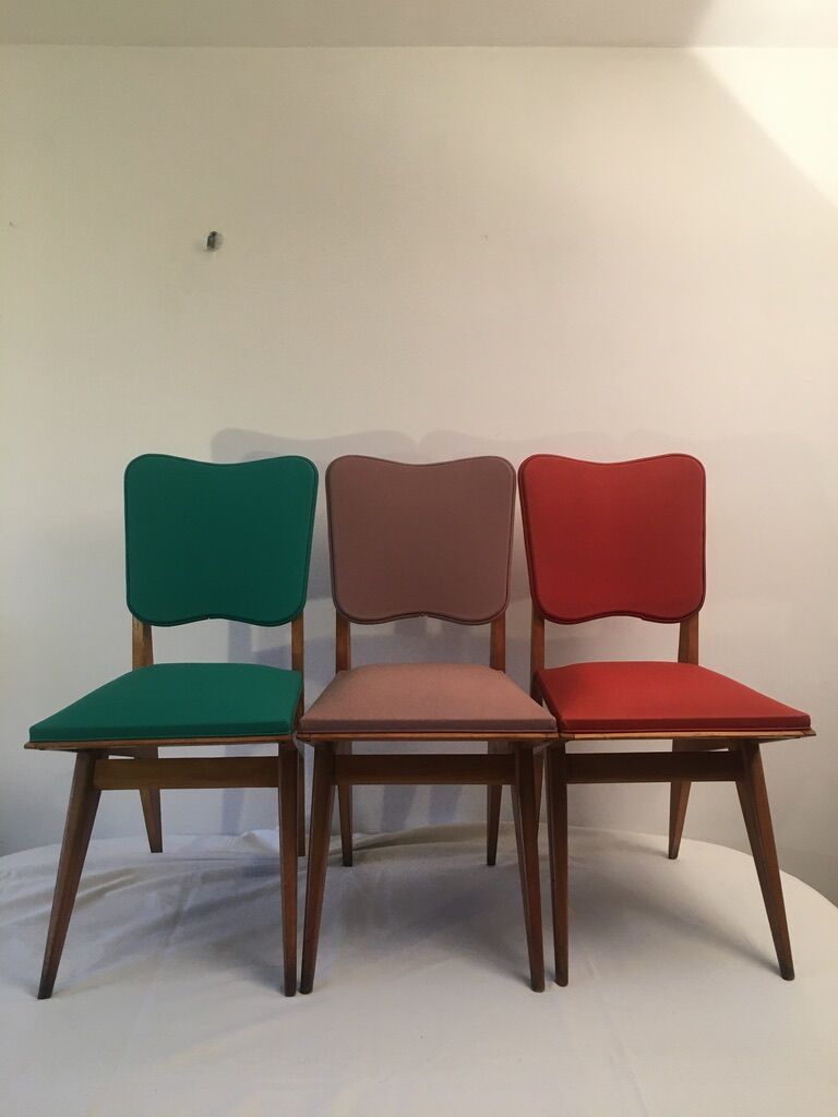 3 vintage chairs