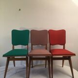 3 vintage chairs
