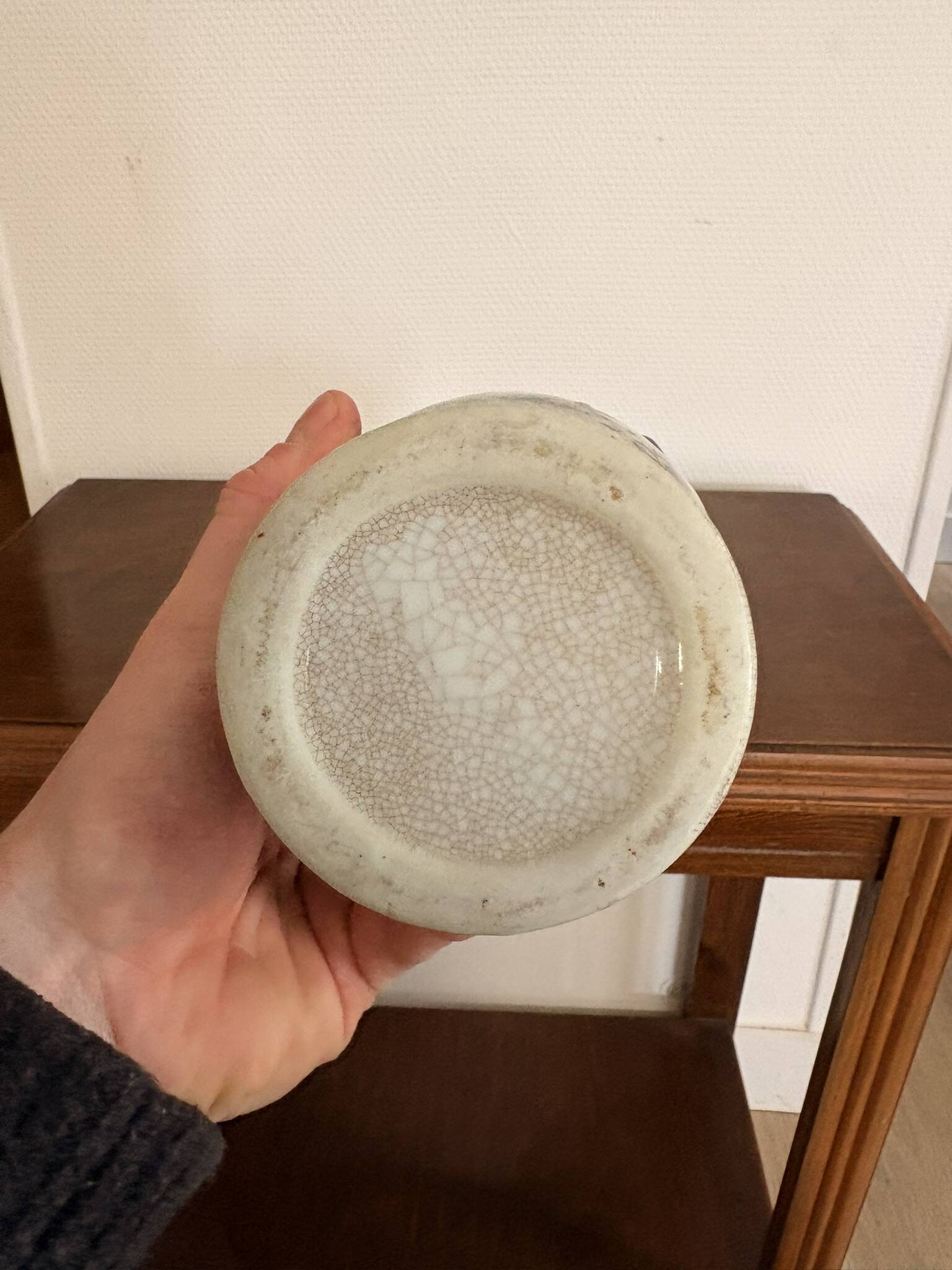 Ancient Vase Pot Decor Angel Cherub Renaissance Style Gien