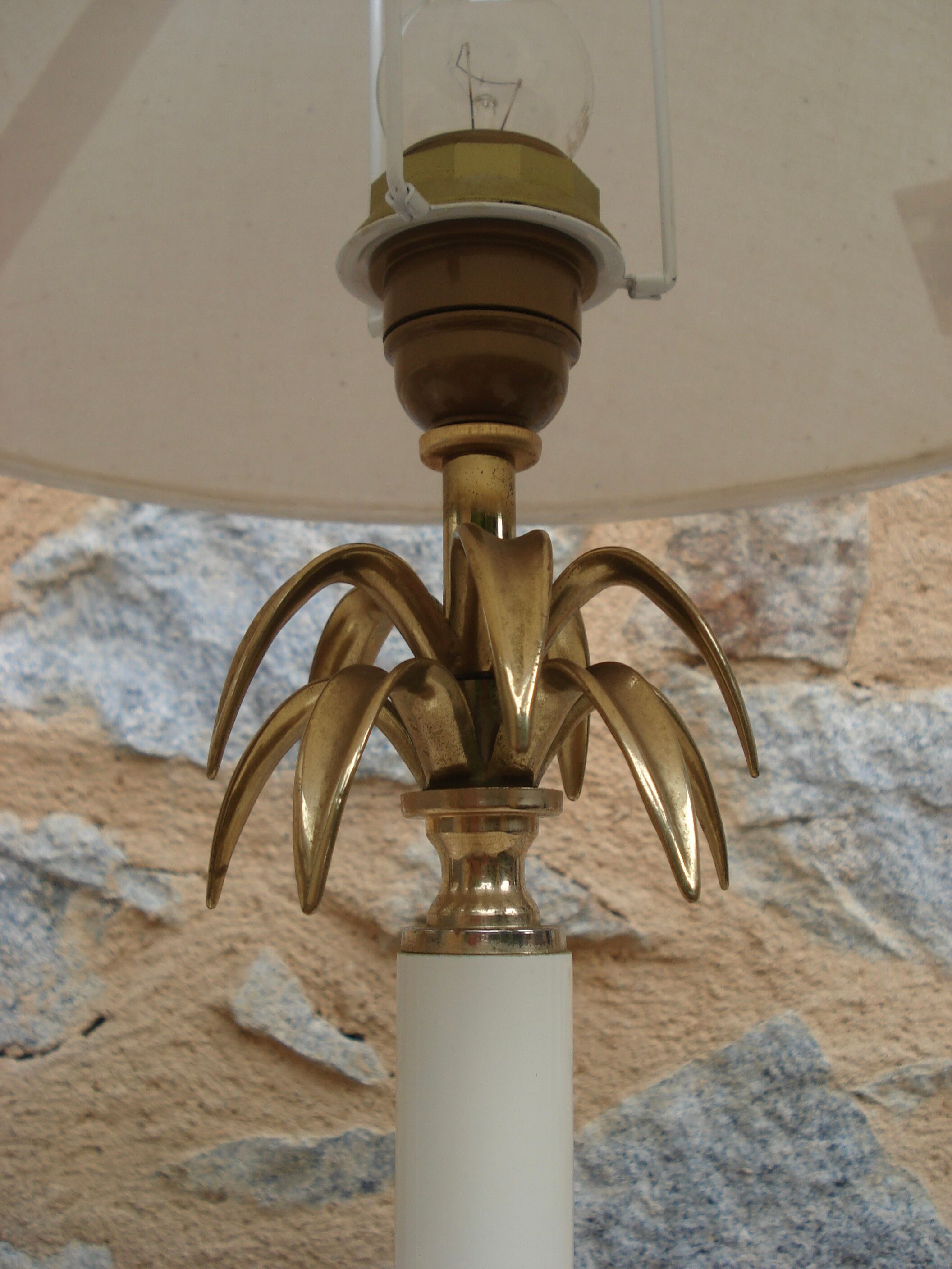 Pair of "pineapple" lamps 1980