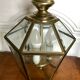 Vintage brass vestibule lantern