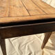 Table de ferme pied fuseau