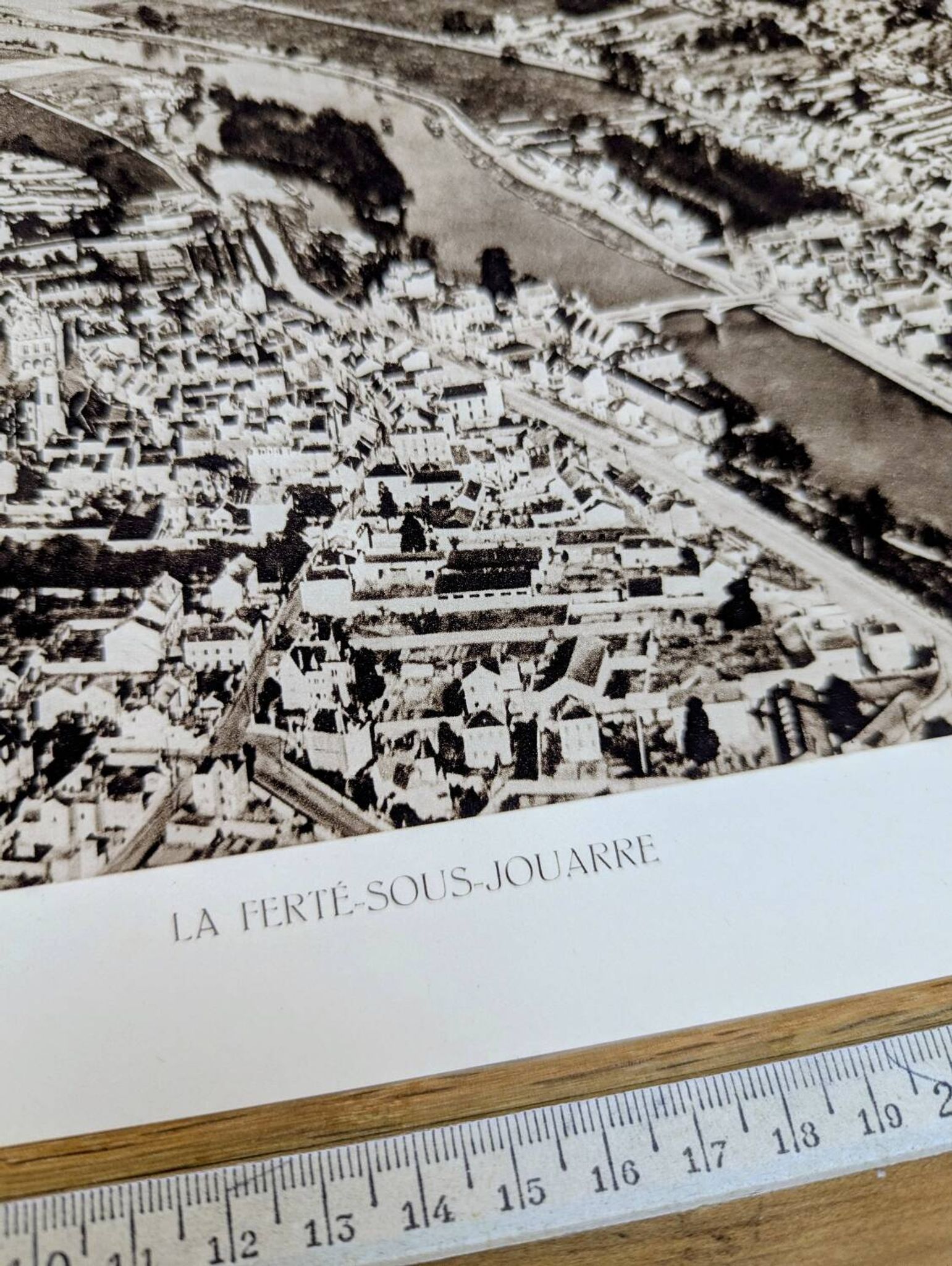 La Ferté-sous-Jouarre, photographic plate printed in 1934.