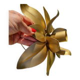 Vintage golden flower ceiling light