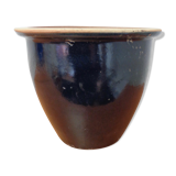 Cache-pot céramique bleu