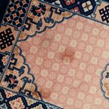 Antique 1930s Chinese Art Deco rug 64cm x 123cm - 1C1261