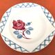 1920s Deep Plate Badonviller France Half-Porcelain