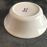 Cup vintage in ceramic enamelled signed fleur peinture decoration