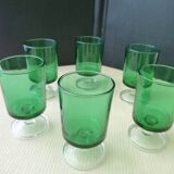 6 wine glasses Cavalier model 70s Luminarc