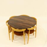 Heart dining set, designed by Hans Wegner for Fitz Hansen,  Denmark 1960s