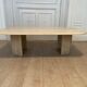 Travertine coffee table, Italy, 1980s