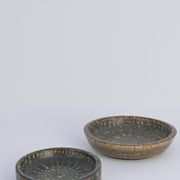 Mid-Century Modern Brown Stoneware Rubus Bowl by Gunnar Nylund for Rörstrand