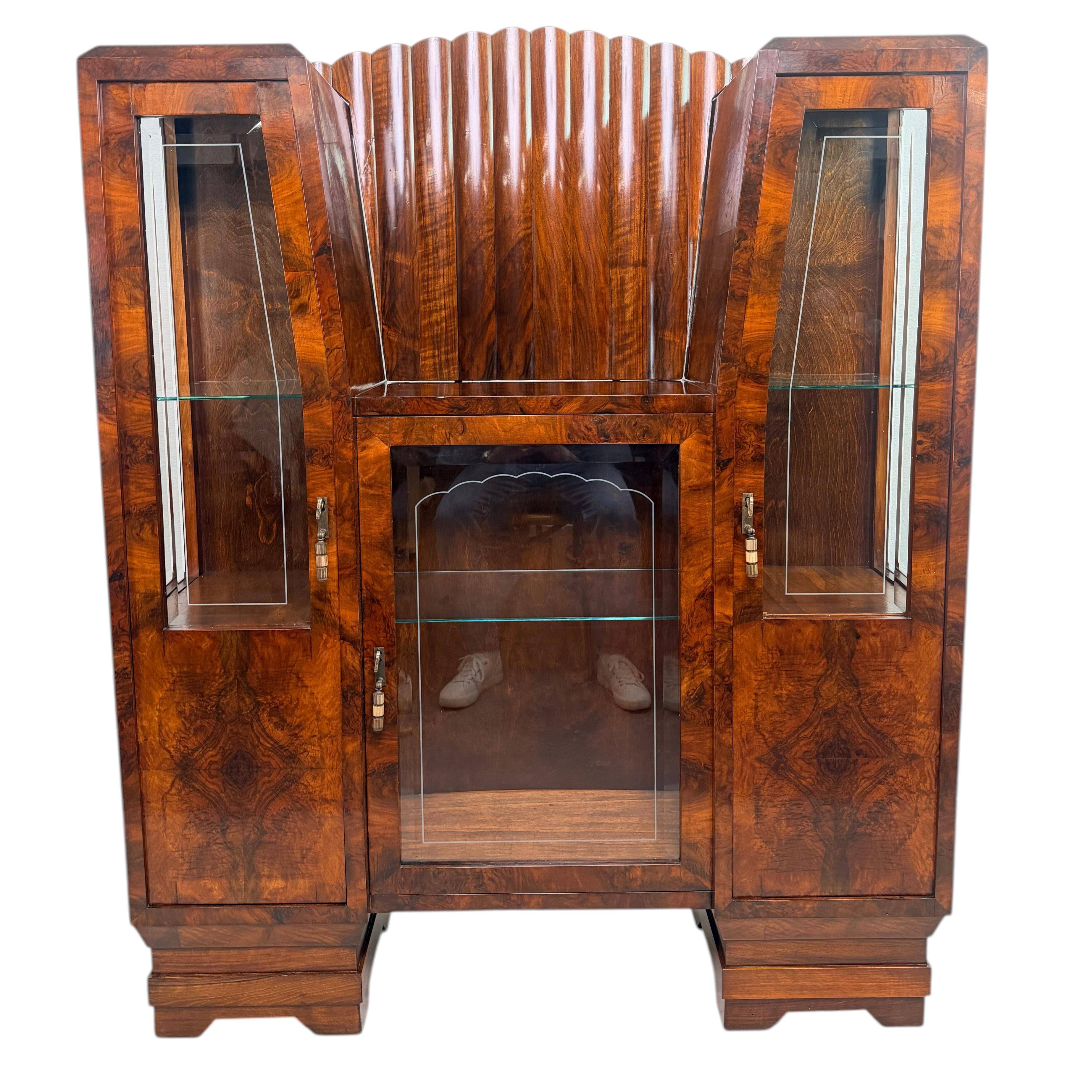 Vitrine art déco française