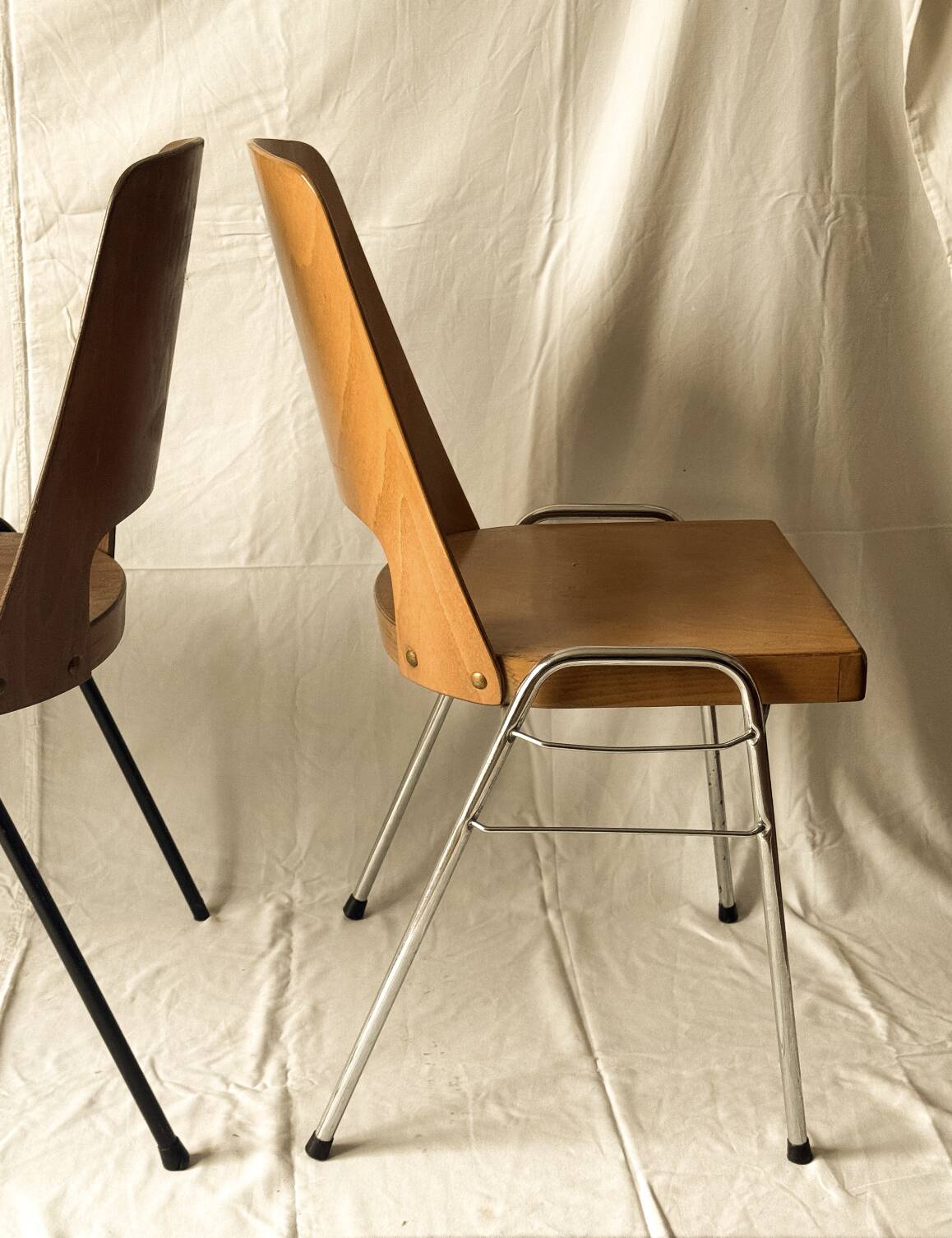 Stackable Manhattan chairs by Baumann