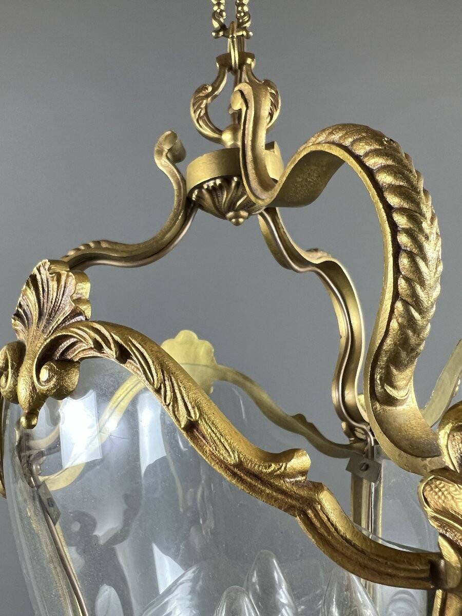 Louis XV style hanging lantern, 20th century