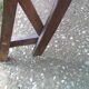 Wooden stepladder for decoration