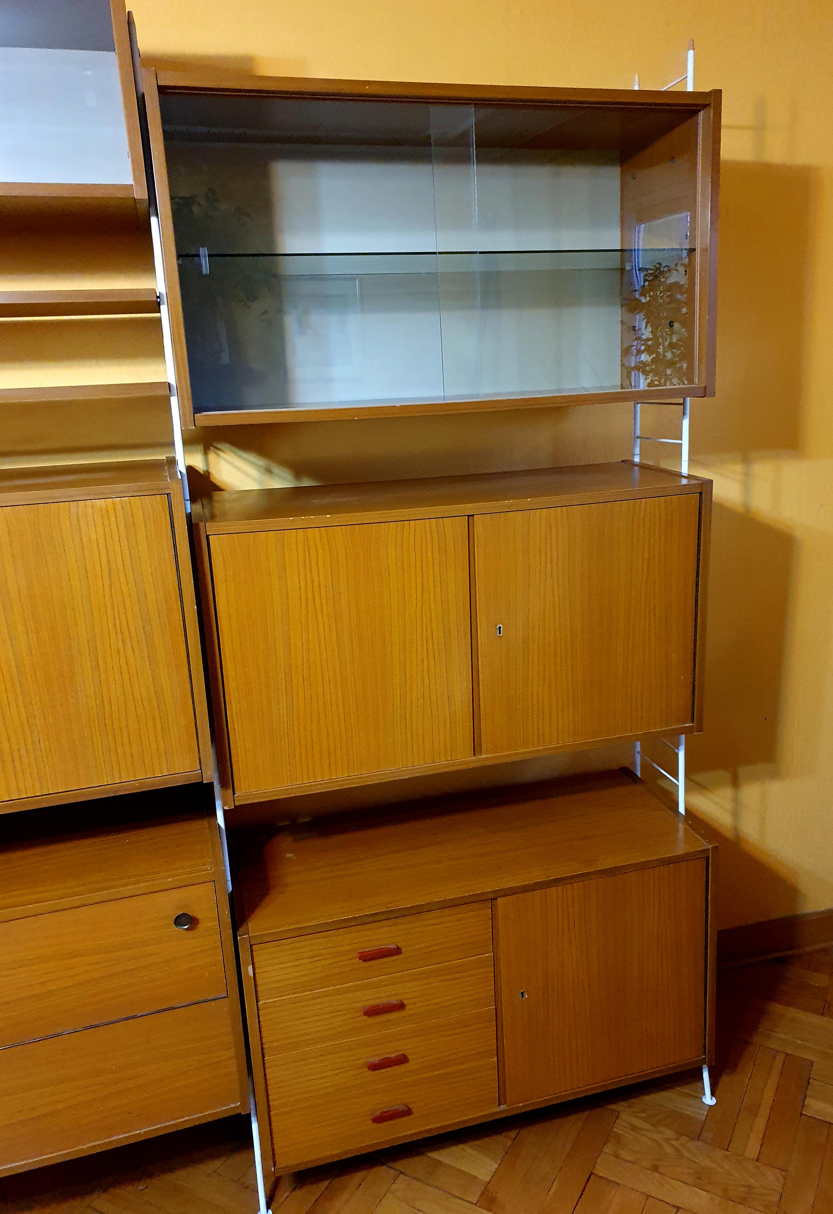 String Sybille 314 modular bookcase, Germany - GDR, 1967