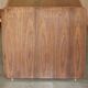 Mid-century modern right-angle desk in Brazilian wood.
