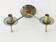 Vintage 1950 collar applique with gun barrel patina.