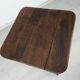 Garden pedestal table metal wood