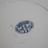 Assorted 3 dessert plates, terre de fer