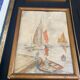 Set of 10 gilded wood or vintage resin frames