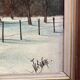 Huile sur toile l'hiver Jean Claude Brulere.