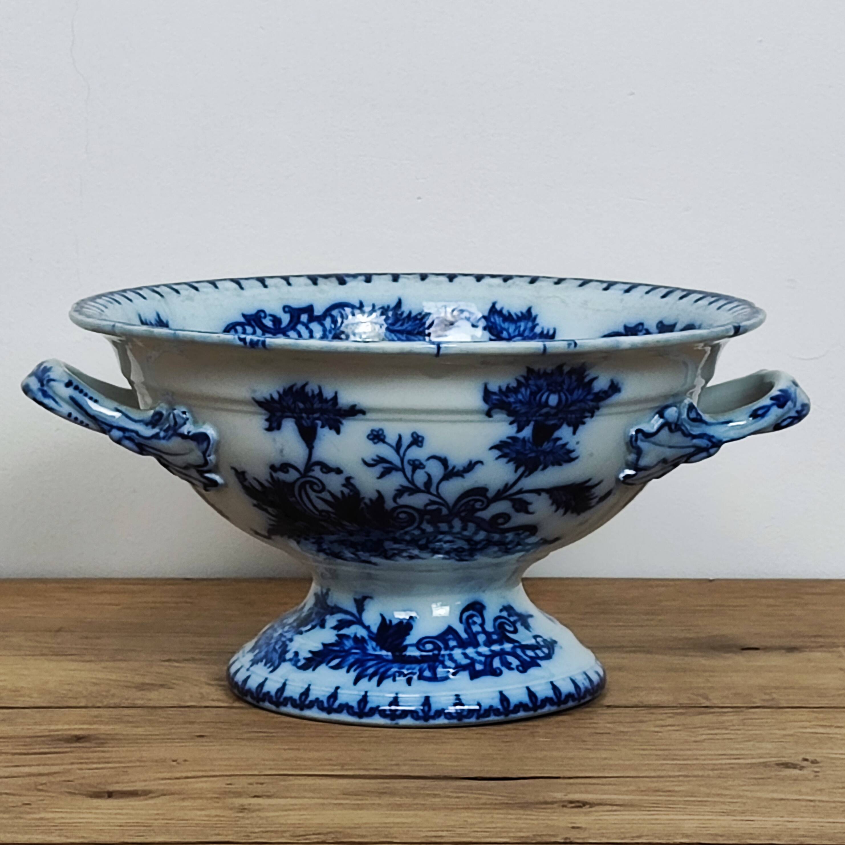 Iron earth compote bowl