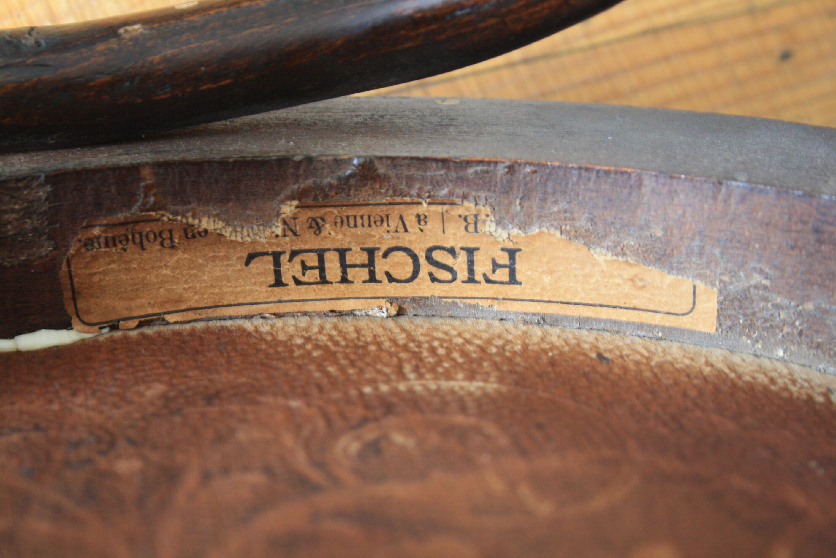 ENGRAVEd FISCHEL bistro chair