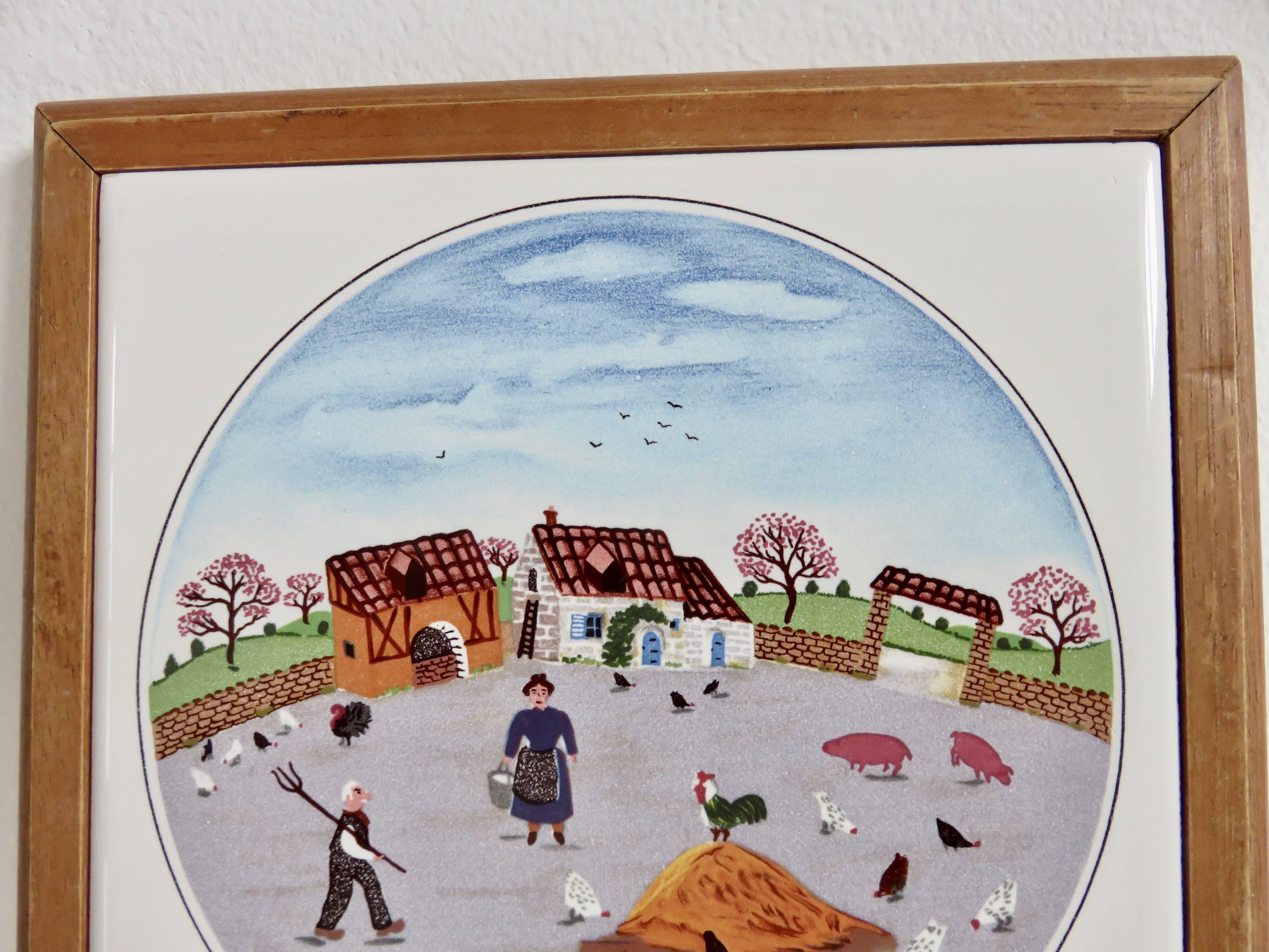 Villeroy & Boch set of 3 trivets, design by Gerard Laplau, 1980