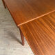 Table rectangulaire scandinave vintage en teck