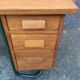 Vintage schoolmaster's desk mullca 1960