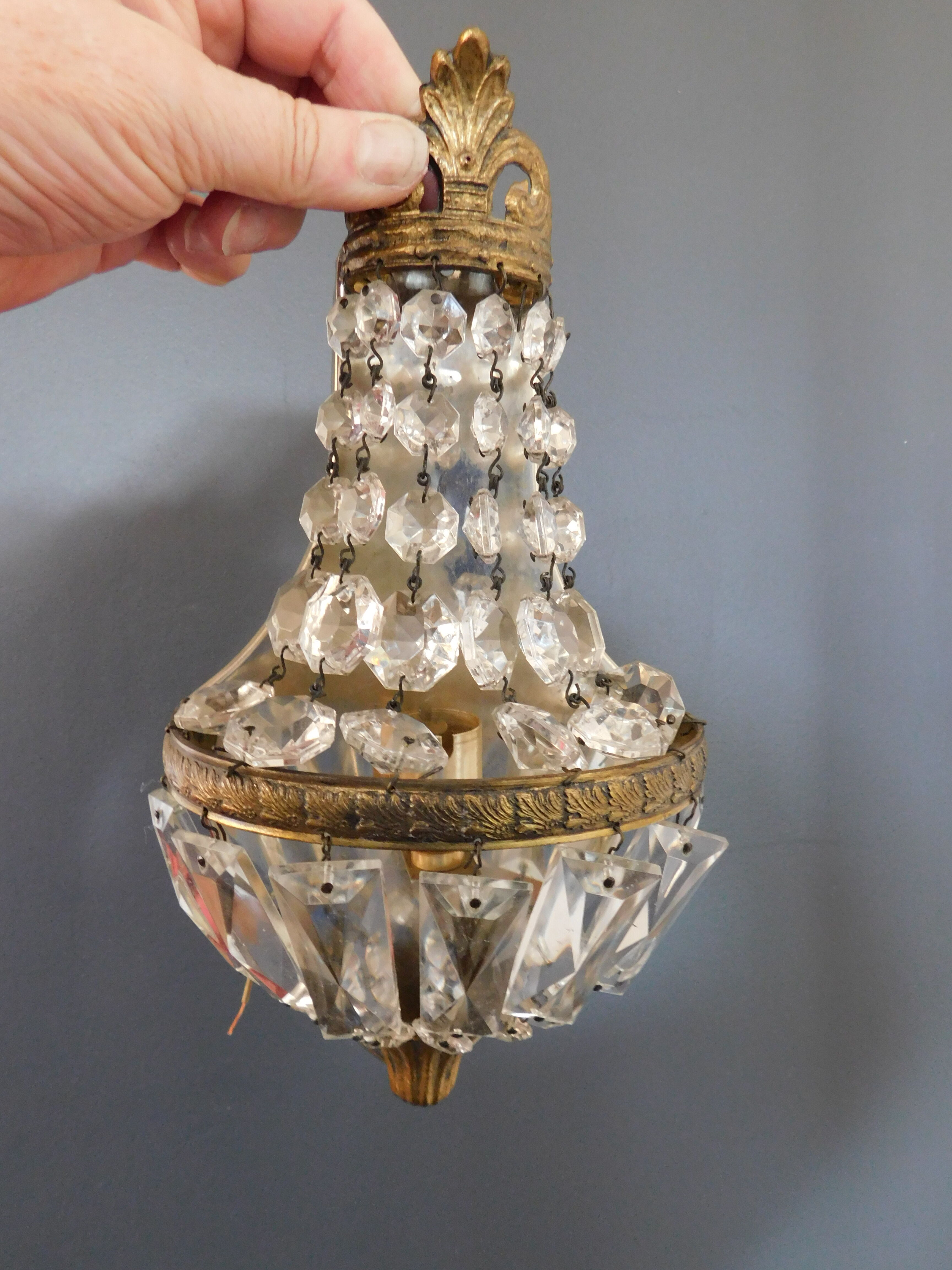 Pair of sconces tassels balloon