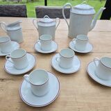 Limoges porcelain coffee service France