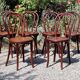 6 chairs Thonet bistro n°18 1/2 late nineteenth