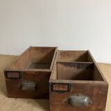 Reserved Andrea - 6 old workshop drawers