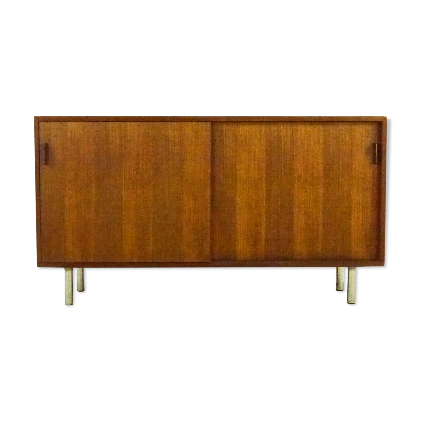 Small Sideboard in Teak by Herbert Hirche for Holzäpfel, Germany