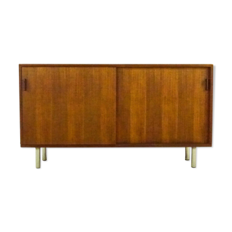 Small Sideboard in Teak by Herbert Hirche for Holzäpfel, Germany