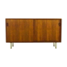 Small Sideboard in Teak by Herbert Hirche for Holzäpfel, Germany