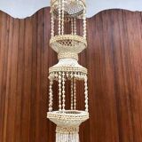 Vintage seashell plant hanger chandelier Ibiza style