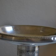 coupe centre de table art déco métal argenté 1930