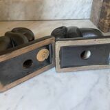 Pair of CAB Art Deco Ceramic Ram Bookends